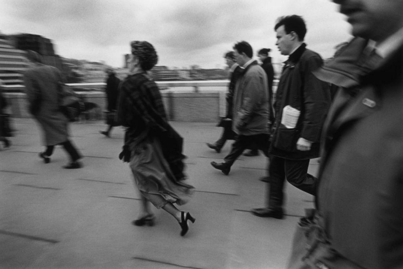 1996 London Bridge Commuters - Peter Marlow